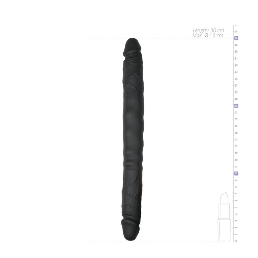 תמונה ממוזערת: Flexible Double Headed Dildo 30cm • דילדו סיליקון כפול 30 ס"מ, גמיש