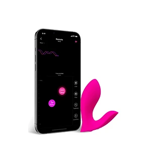 Lovense Flexer • לאבנס פלקסר: ויברטור שיודע לפנגר, לאורגזמה פרימיום, עם אפליקציה