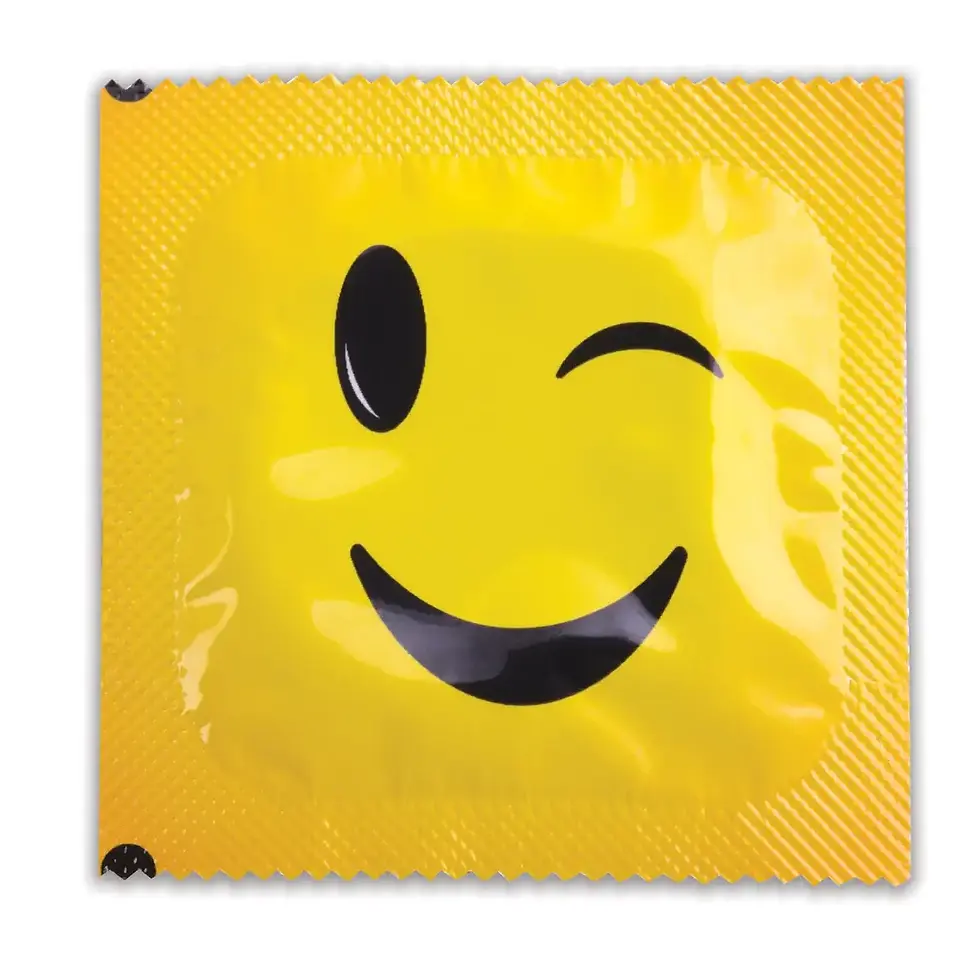 תמונה ממוזערת: Pasante Smiley Condoms • פזנט חיוכים: קונדומים מתרחבים - 54 מ"מ - 144 קונדומים