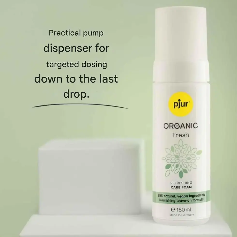 תמונה ממוזערת: pjur Organic Fresh • פיור אורגניק פרש: קצף ניקוי אינטימי, טבעוני אורגני, 150 מ"ל