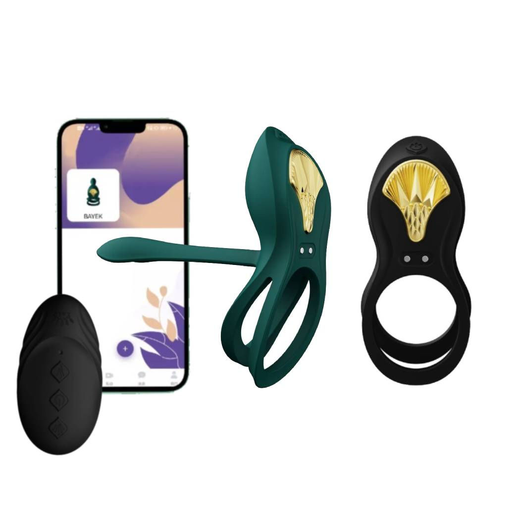 Zalo Bayek • זאלו באייק: טבעת זוגית ייחודית עם ויברטור וגינלי + שלט ואפליקציה