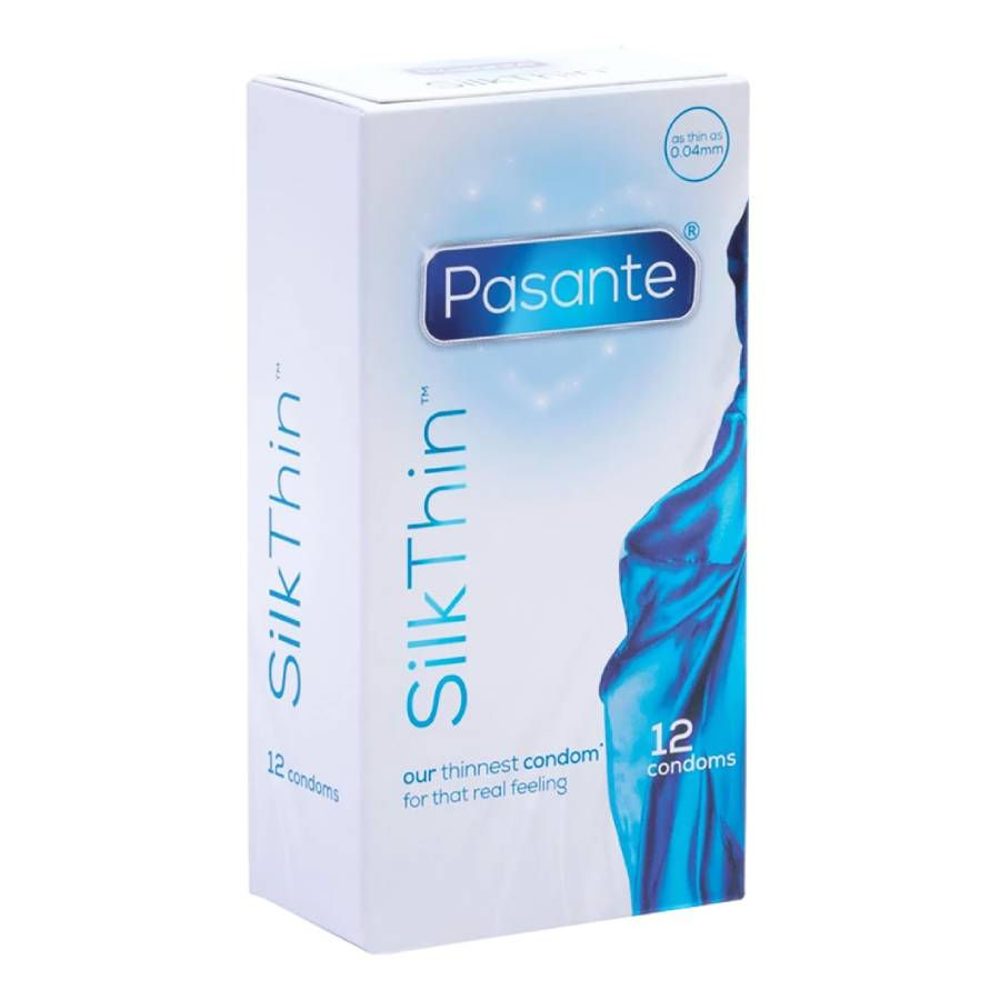 Pasante Silk Thin Condoms • פזנט סילק ת'ין ("דק כמשי") - 53 מ"מ - 12 קונדומים