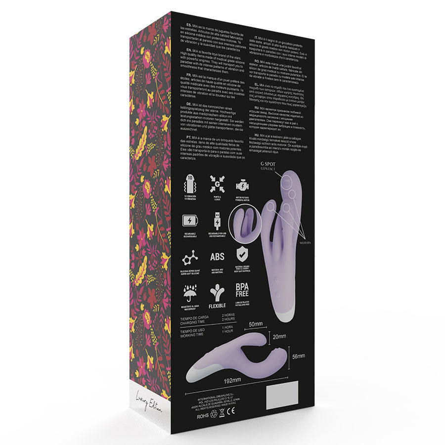תמונה ממוזערת: Mia Guell Rabbit Vibrator • גואל: ויברטור ארנב בסיסי אך אפקטיבי, מרובה לשונות