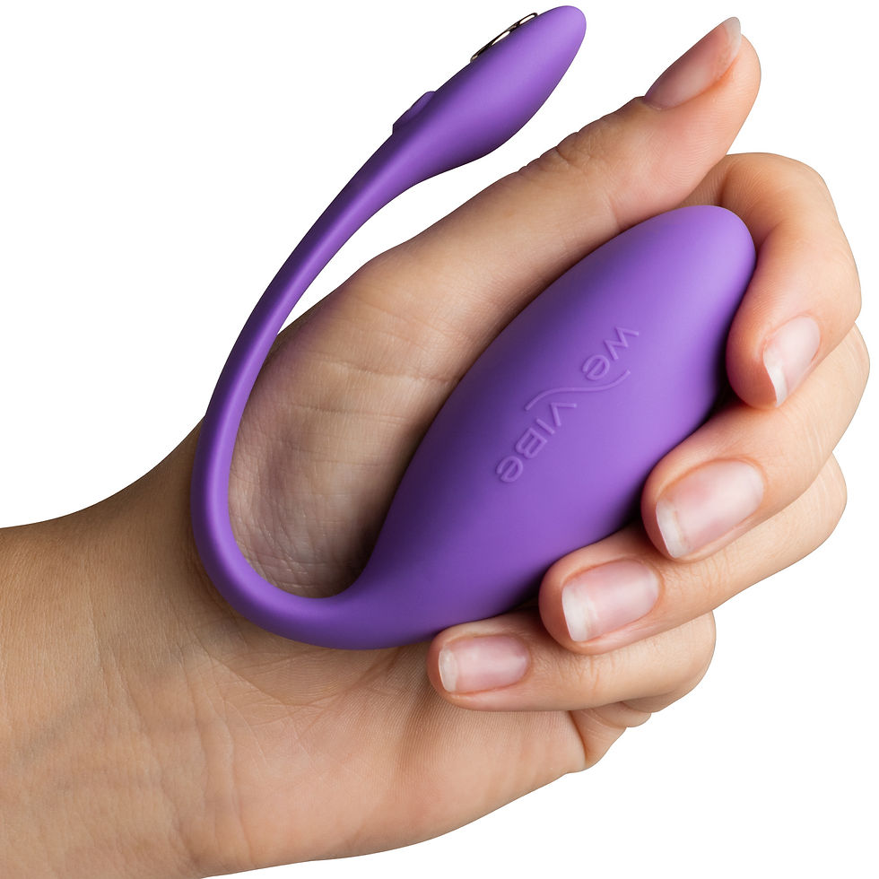 תמונה ממוזערת: We-Vibe Jive Lite • ווי-וייב ג'ייב לייט: ויברטור ביצה זוגי יפיוף עם אפליקציה