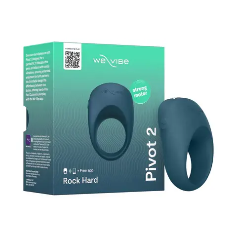 תמונה ממוזערת: We-Vibe Pivot 2 • ווי-וייב פיבוט 2: טבעת זוגית לרטט עמוק ללא מאמץ, עם אפליקציה