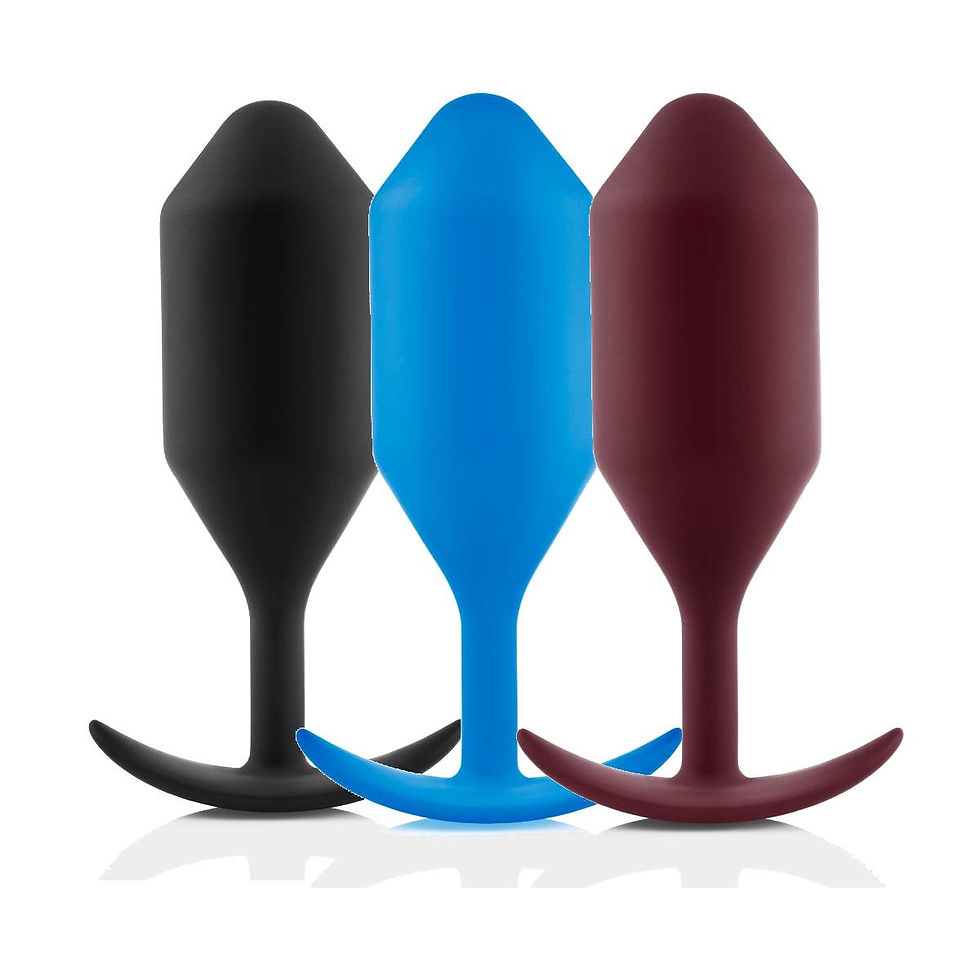 תמונה ממוזערת: B-Vibe Snug Plug 5: Weighted Butt Plug • בי-וייב סנאג פלאג 5 עם משקולת: ענק
