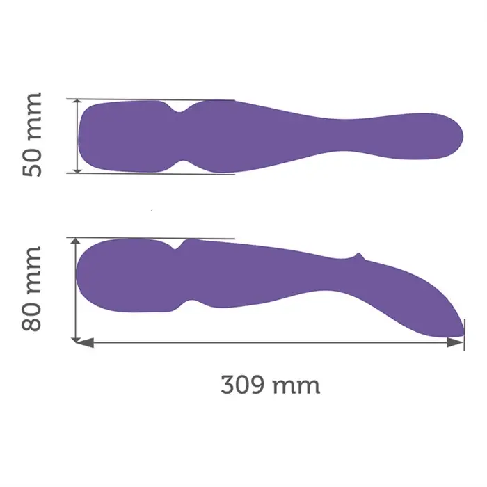 תמונה ממוזערת: We-Vibe Wand 2 • ווי-וייב וואנד 2: ויברטור חיצוני לרטט עמוק, כולל אפליקציה