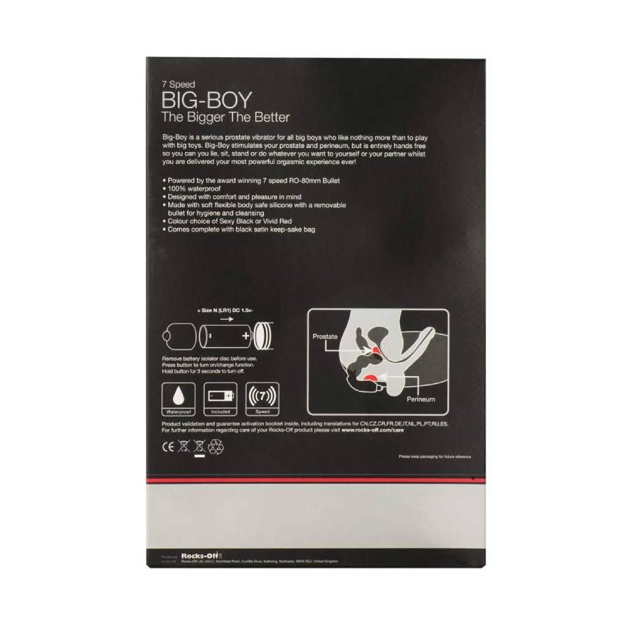 תמונה ממוזערת: Rocks Off Big Boy Prostate Massager • רוקס אוף ביג בוי ("ילד גדול") מעסה פרוסטטה