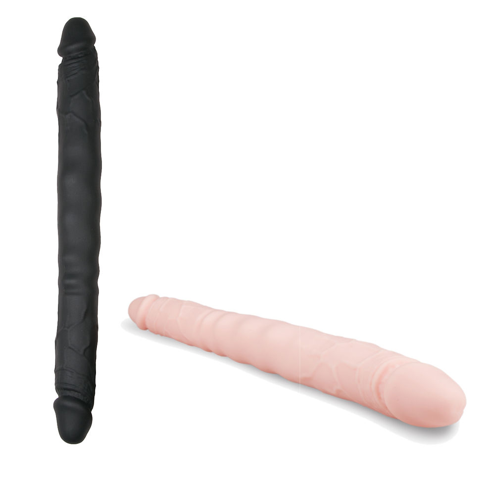 תמונה ממוזערת: Flexible Double Headed Dildo 30cm • דילדו סיליקון כפול 30 ס"מ, גמיש
