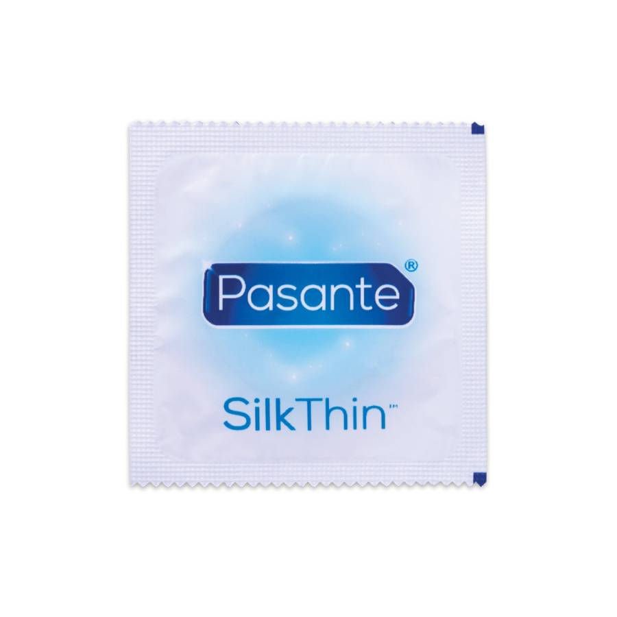 תמונה ממוזערת: Pasante Silk Thin Condoms • פזנט סילק ת'ין ("דק כמשי") - 53 מ"מ - 12 קונדומים
