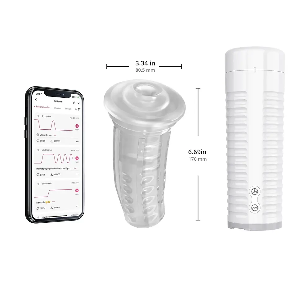 תמונה ממוזערת: Lovense Max 2 Replacement Sleeve Neutral • לאבנס מקס 2: שרוול פנימי חליפי ניטרלי