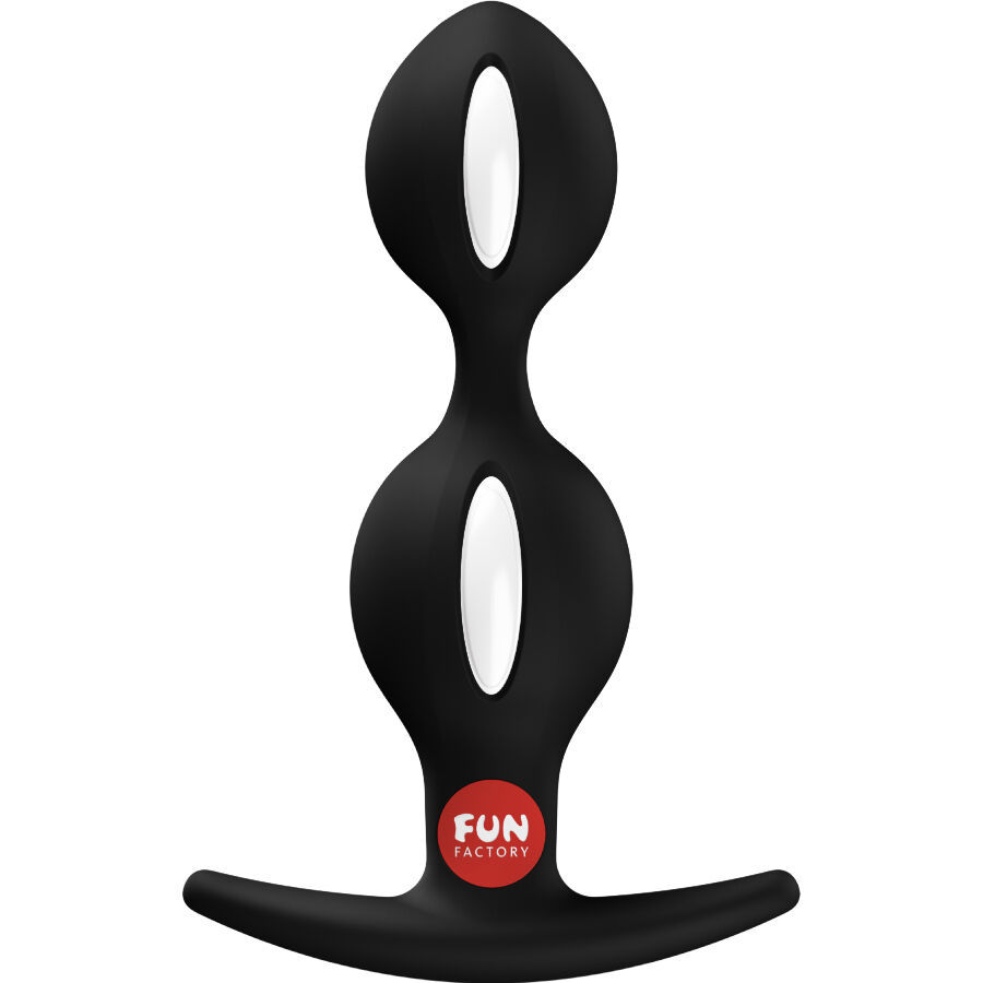 תמונה ממוזערת: Fun Factory B Balls Duo • פאן פקטורי בי בולס דואו: פלאג אנאלי שמשתקשק יחד איתך