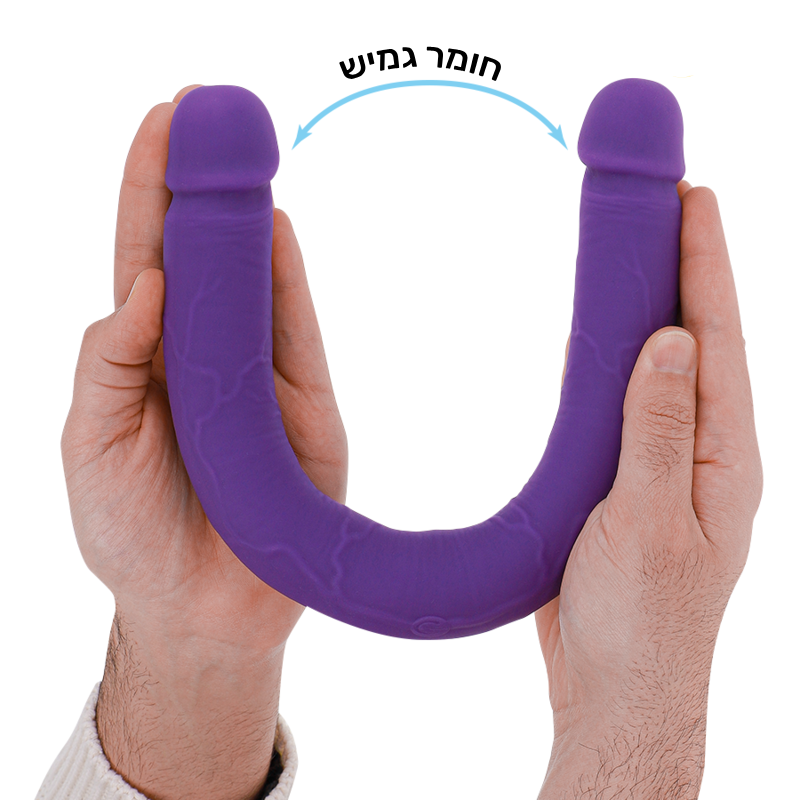 תמונה ממוזערת: Intense Gunter Double Dildo • גונטר: דילדו-ויברטור ראש כפול, עם שלט (משחק זוגי)