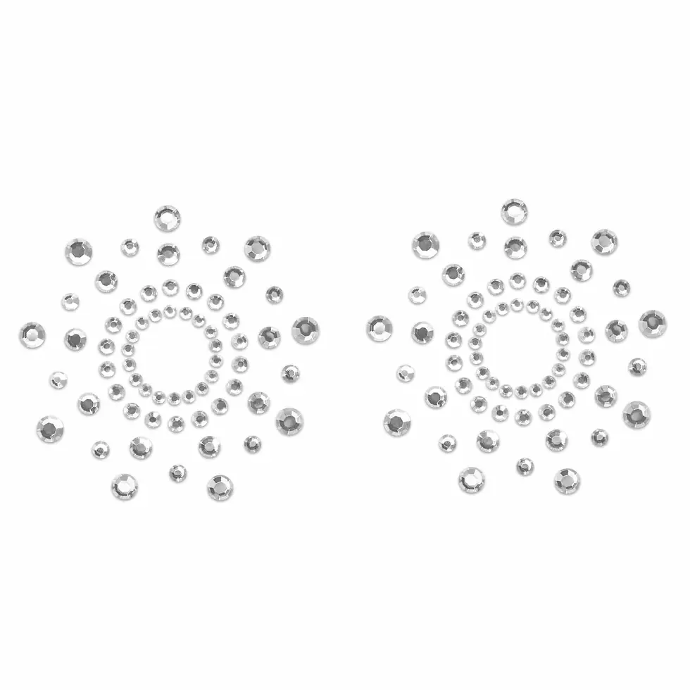 תמונה ממוזערת: Bijoux Mimi Skin Jewelry • ביז'ו מימי: זוג מדבקות עם אבני חן לקישוט הפטמות והגוף