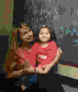 Visiting my daughter in foster care, 2019.