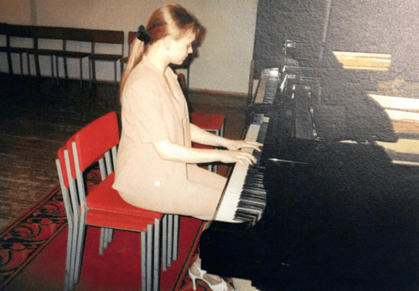 Me playing piano.