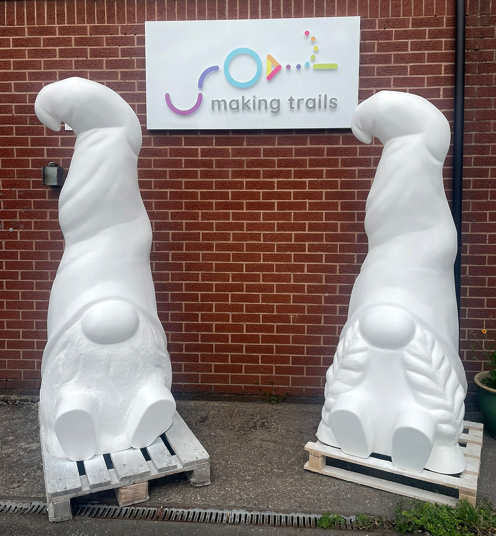 Meet Gary & Gertrude, Our Giant Gonks!