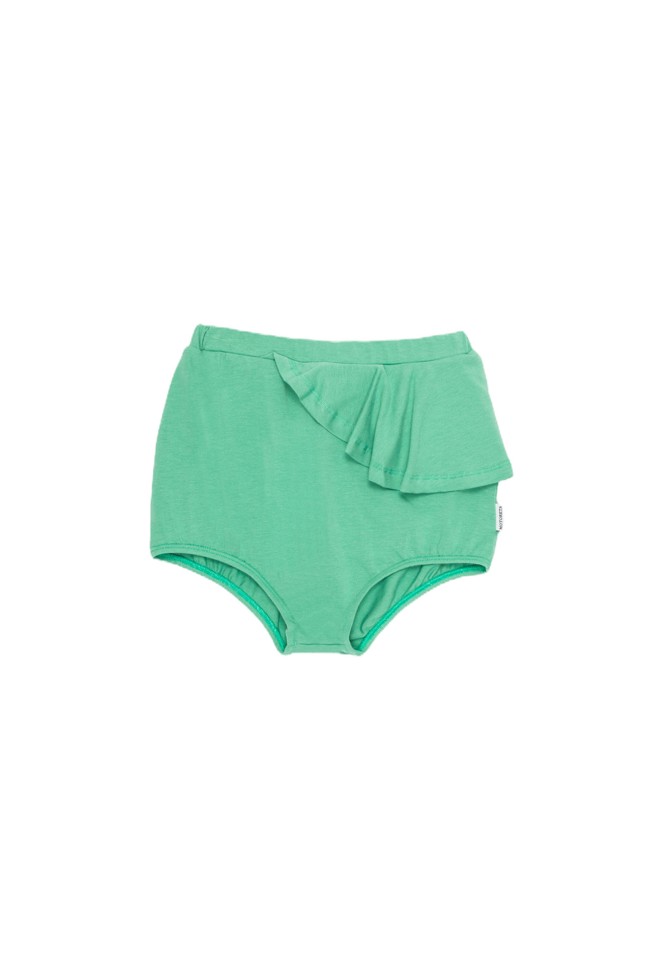 Rose Ruffled Shorts- Green