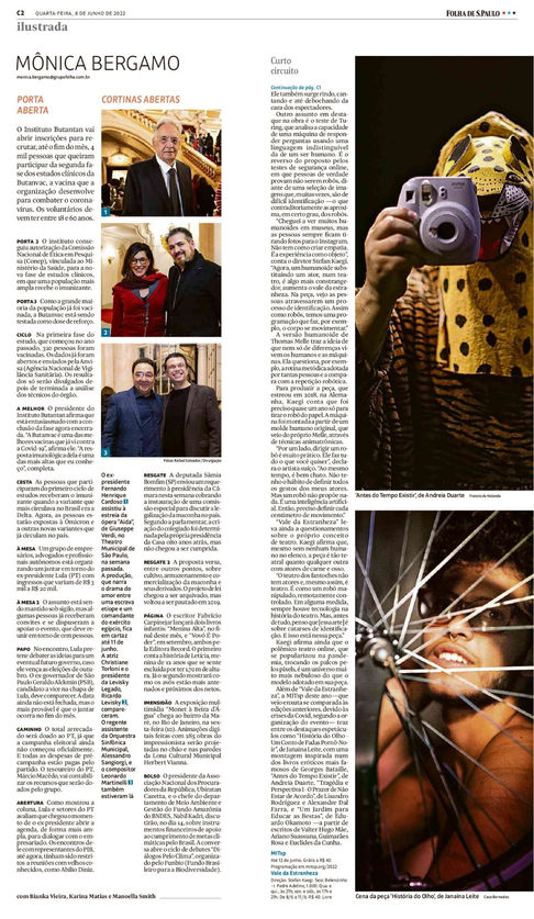 Antes do Tempo Existir Ilustrada 22/6/8