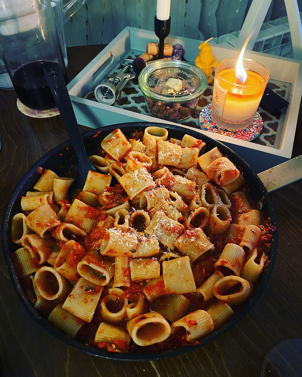 Paccheri alla siciliana