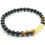 Thumbnail: Black Tourmaline, Citrine & Tiger Eye Bracelet  Healing Chakra 6mm Bracelet