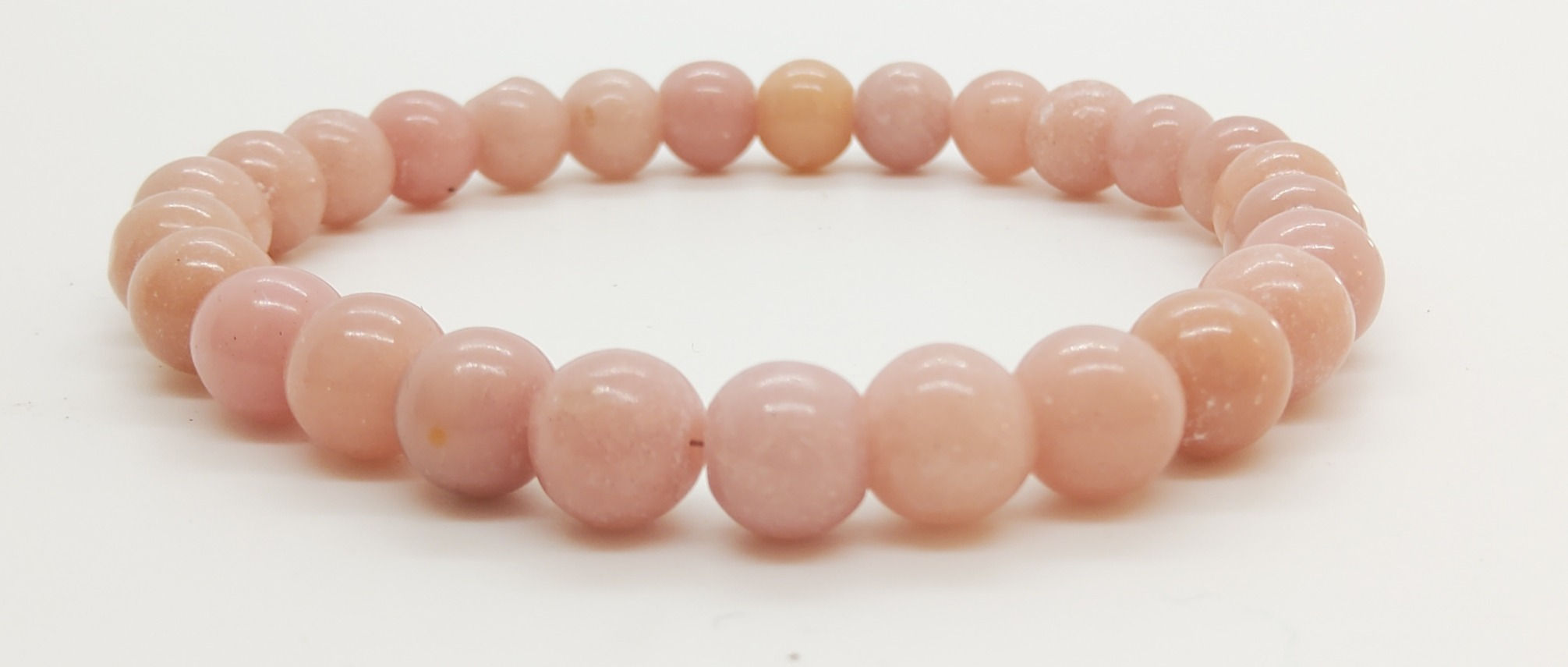 Pink Opal Gemstone Bracelet 8mm