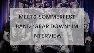 Keine Party ohne gute Musik: "Gear down" exklusiv auf dem Meet5-Sommerfest 
