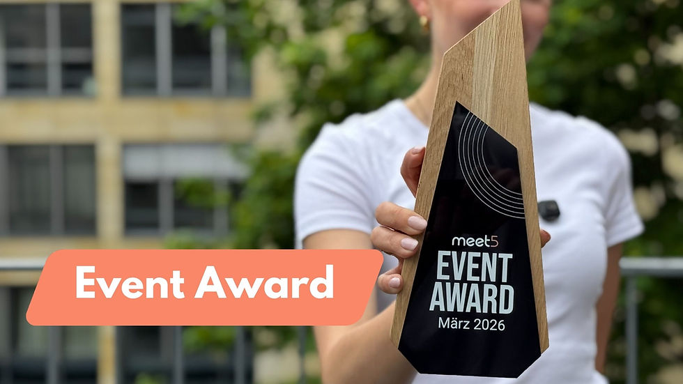 Der Gewinner des Event Awards im März 2026