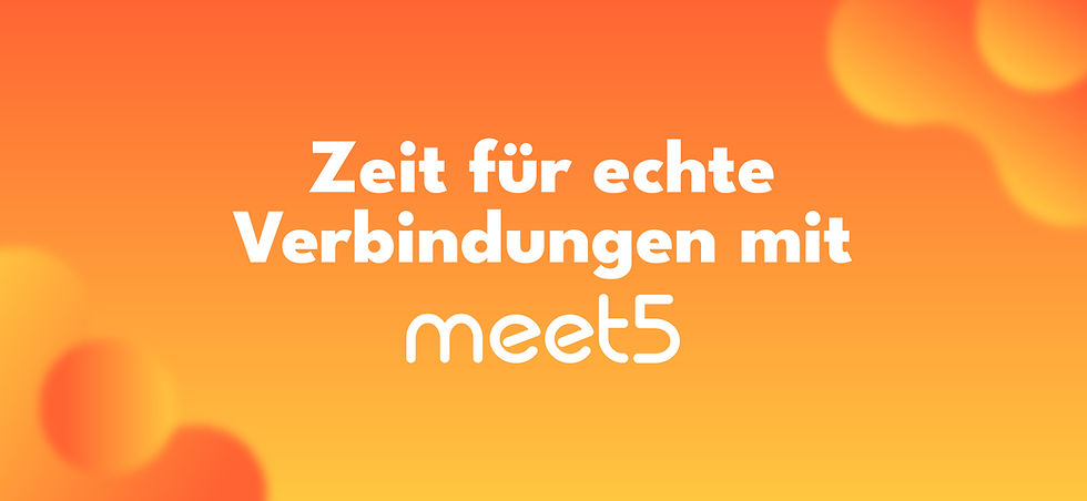 Zeit für echte Verbindungen