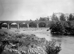 QVM-1991-P-0840 View of the bridge Perth Tasmania 1901
