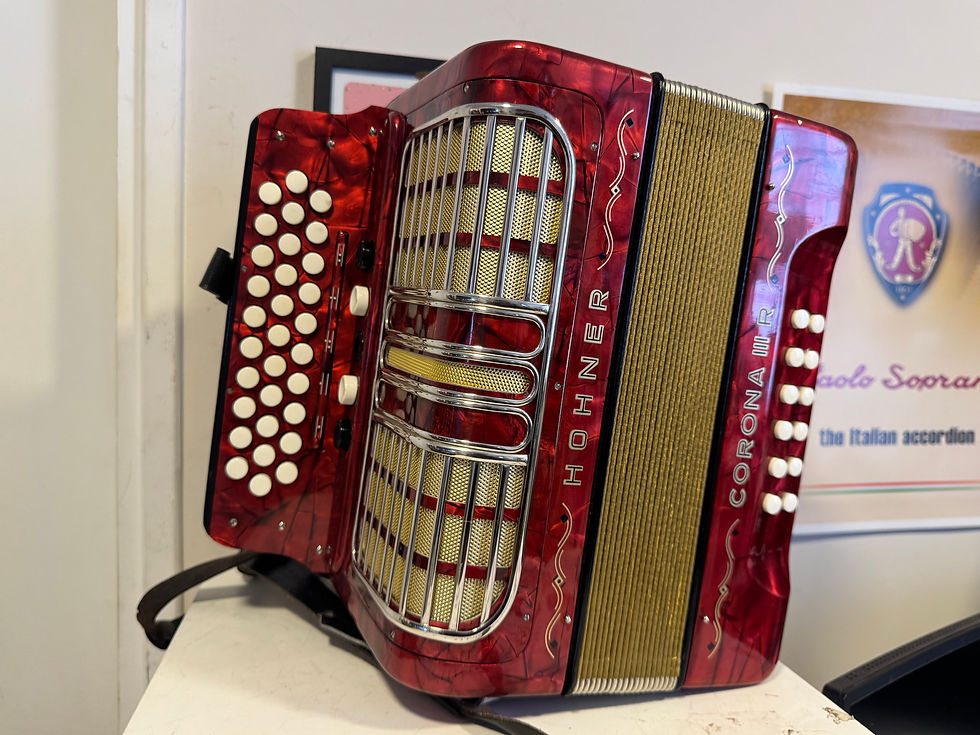 Miniatura: 🇩🇪 Acordeón alemán Hohner Corona III R