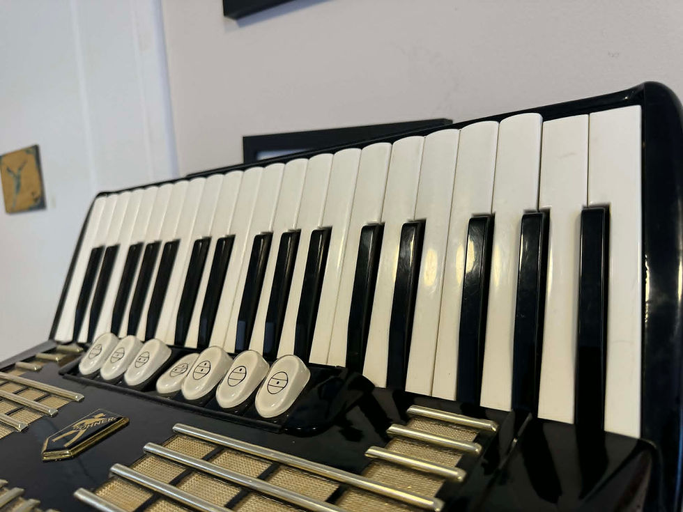 Miniatura: Acordeón Alemán Hohner Verdi II   96 bajos.