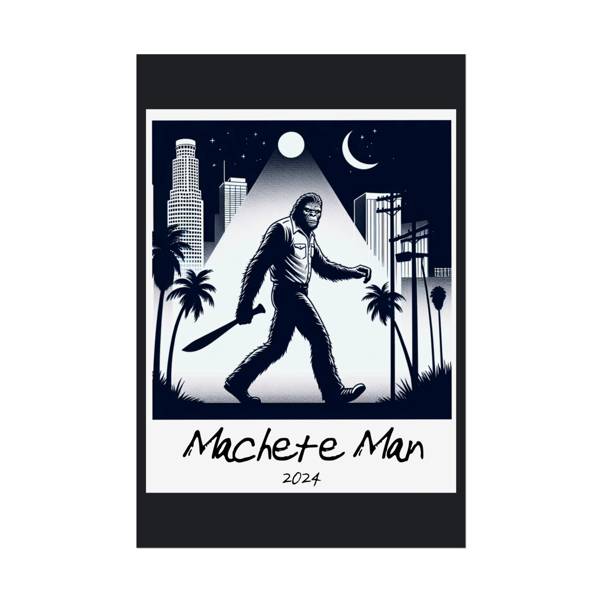 Machete Man | Rolled Poster