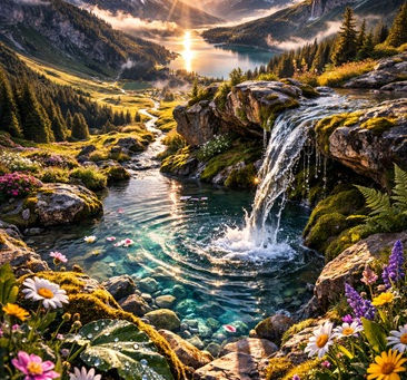 his image is sunset with dramatic rays and heavier contrast. Your standing rule is daytime soft natural sunlight, no dramatic golden-hour glow, no darkness tone.