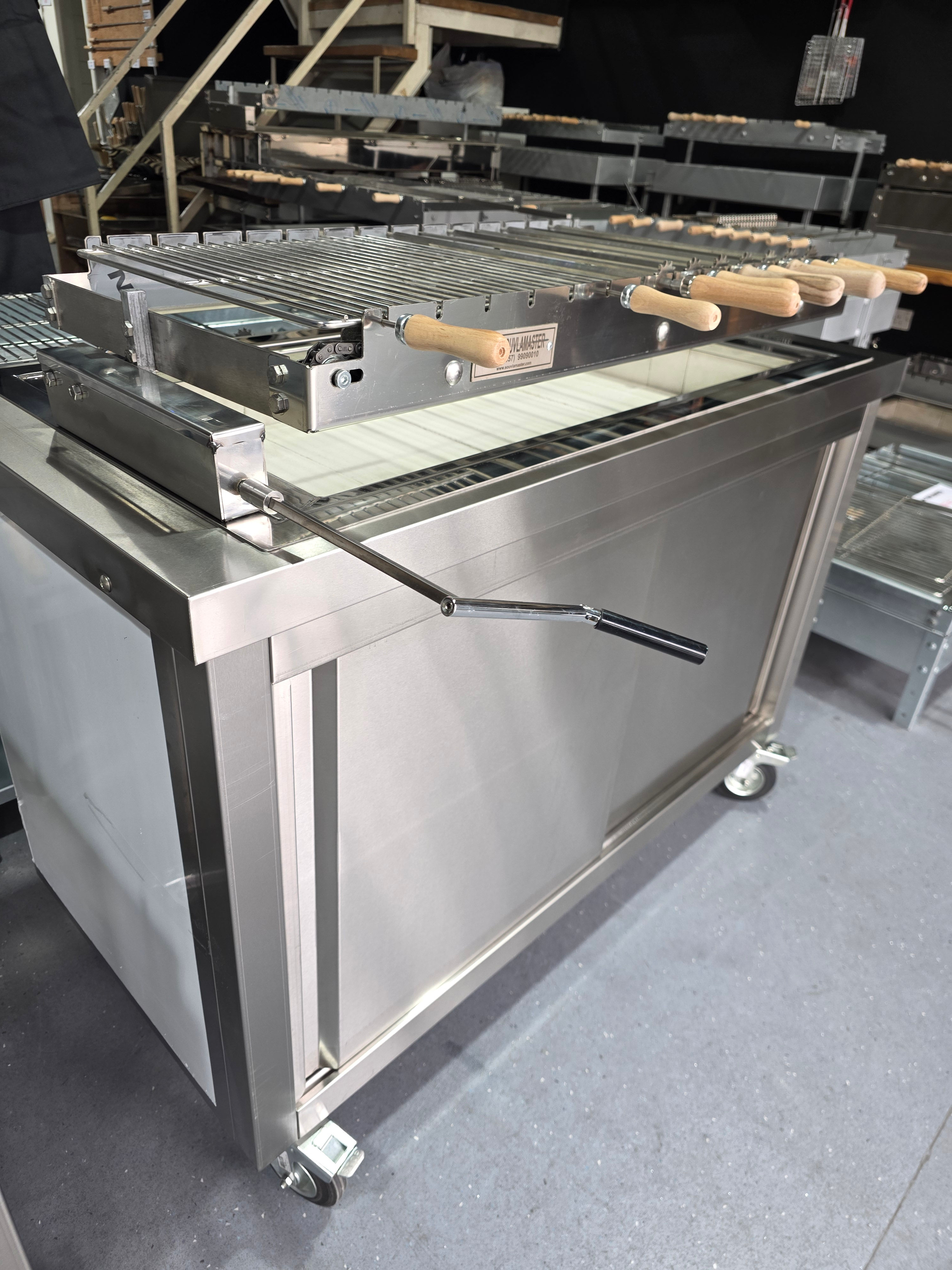 Stainless Steel Trolley with Full Stainless Steel