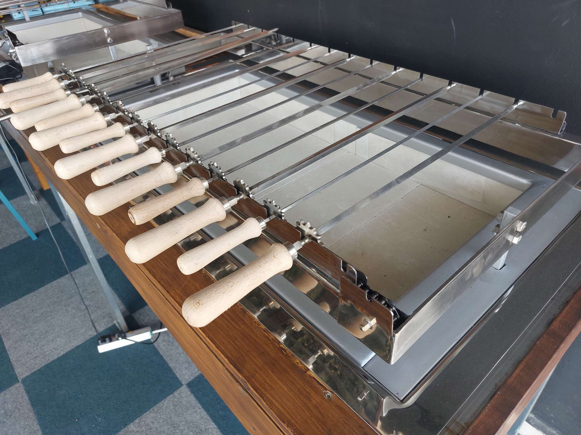 124x50 Γαλβανιζε με  Stainless Steel Επένδυση 