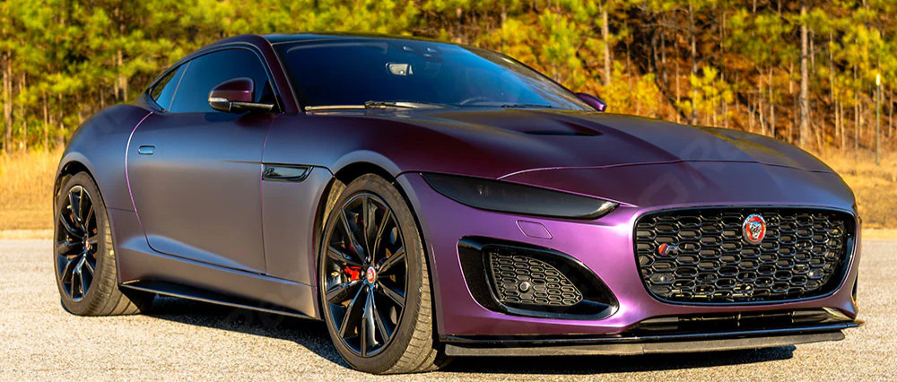 KPMF K75500 Matte Purple Black Iridescent Vinyl Wrap | K75565