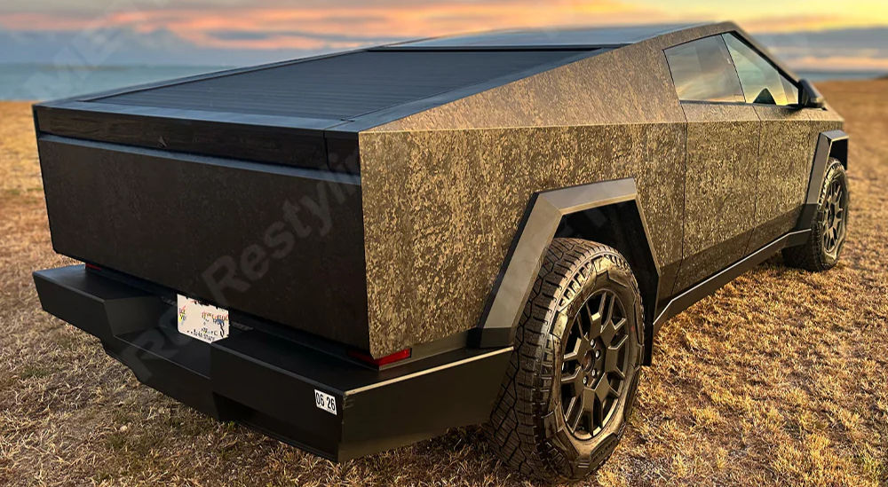 Hexis Black Forged Carbon Fiber Vinyl Wrap | HX30CAF89S