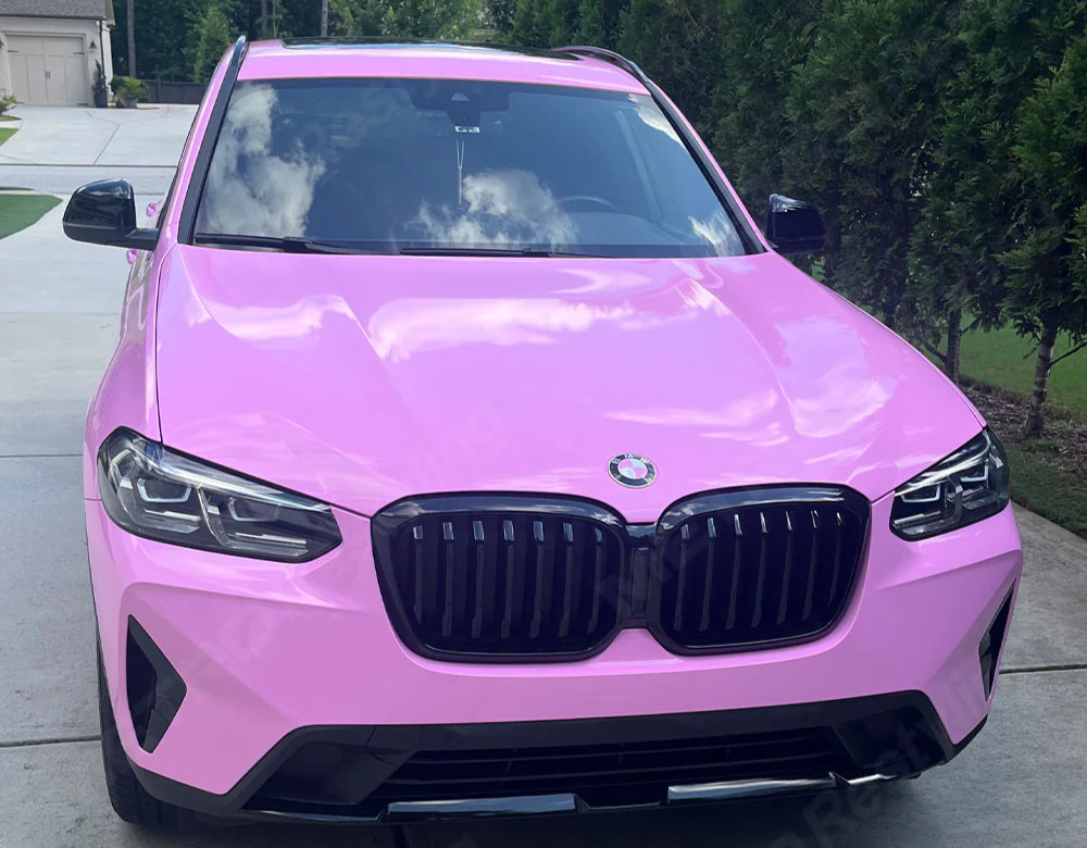 Avery Dennison SW900 Satin Bubblegum Pink Vinyl Wrap | SW900-514-O