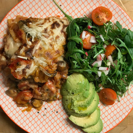 Gluten free butternut sheet lasagne