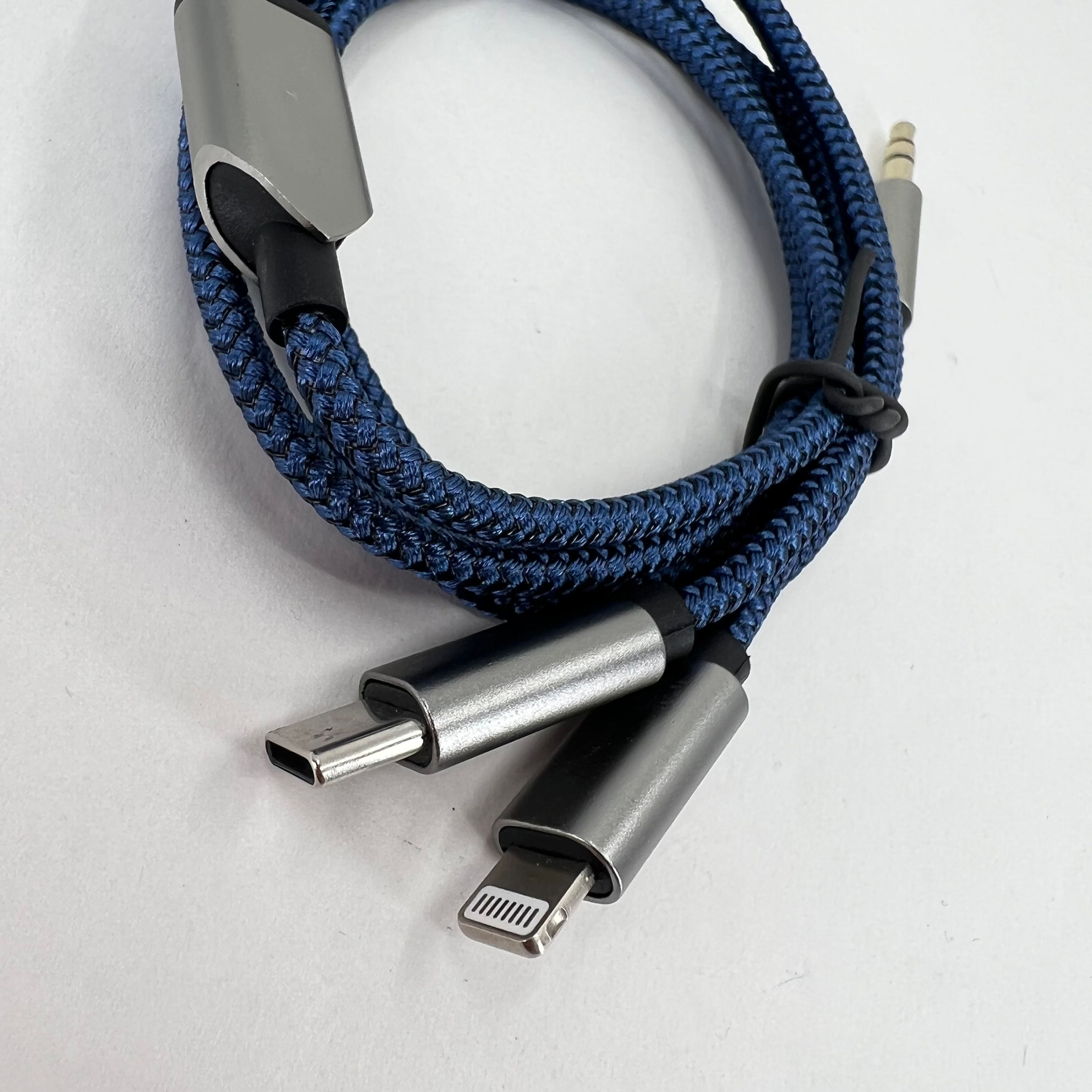 Dual I-phone + Type C  + Aux Adapter