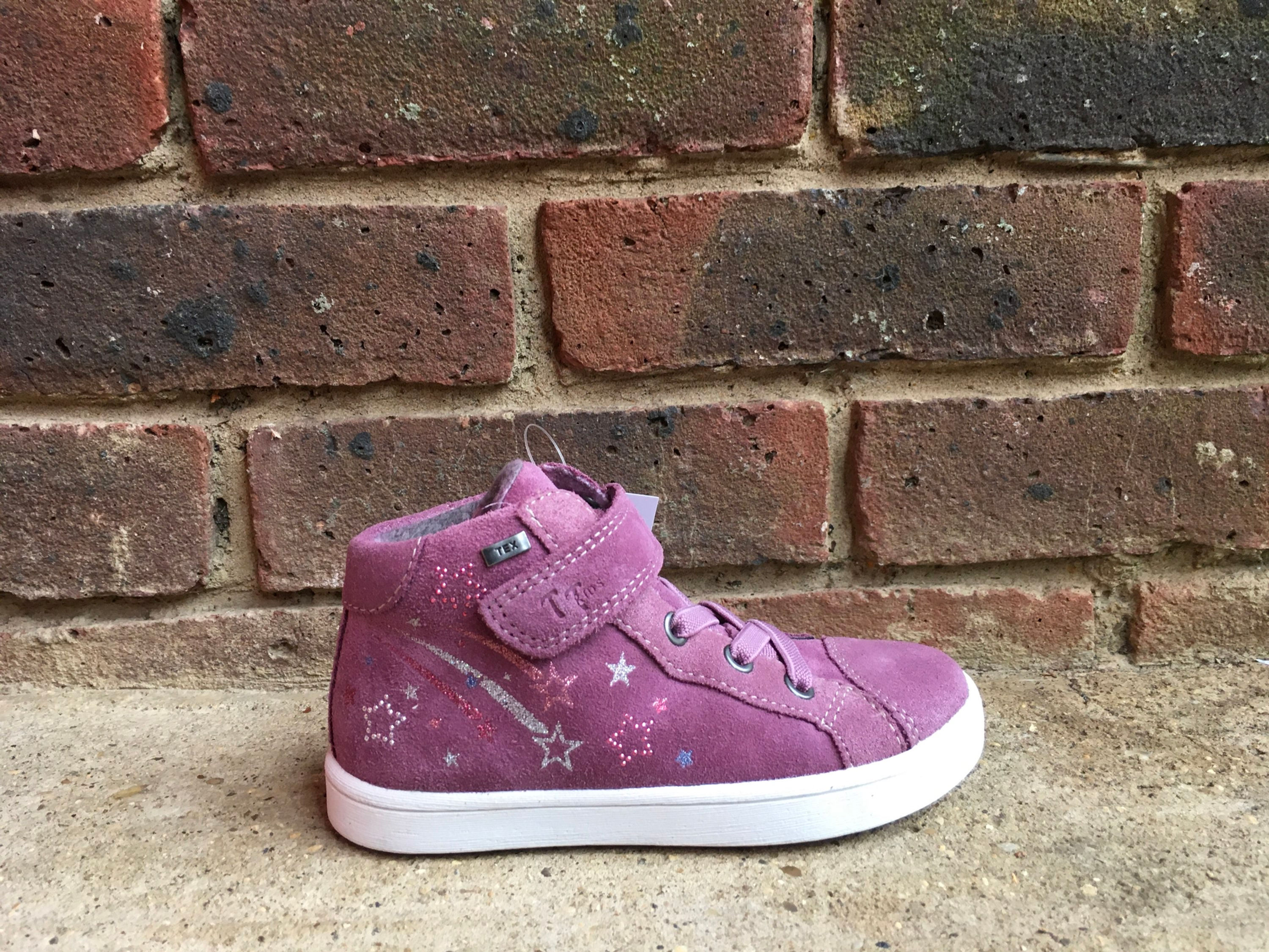 TT Kids Shooting Star Hi Top Tex Rose