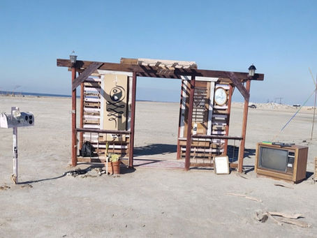 The Porch View, Bombay Beach California