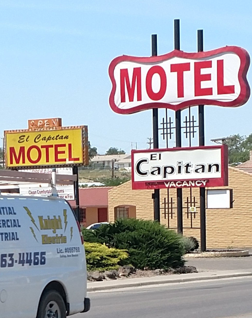 El Capitan Motel Sign, Gallup New Mexico