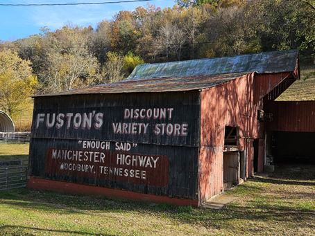 Fuston's Barn Sign, Woodbury Tennessee