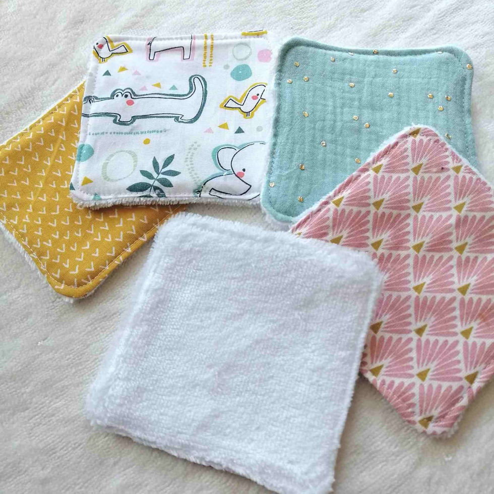 Miniature : Lot de lingettes lavables