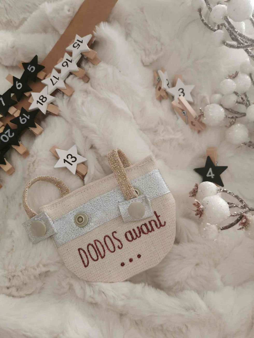 Miniature : Couronne décompte Noël Ours polaire