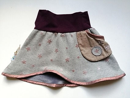 Miniature : Jupe en molleton étoilé