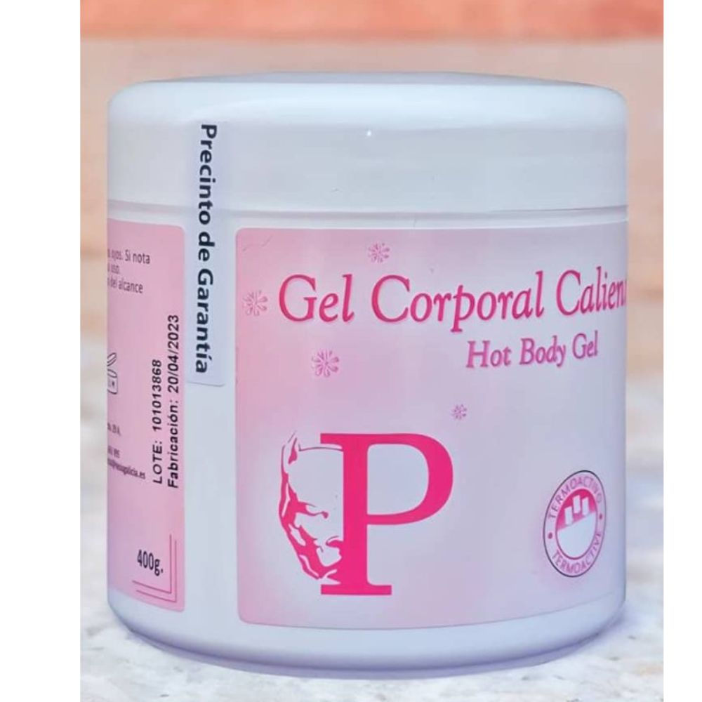 Gel corporal reductor efecto caliente
