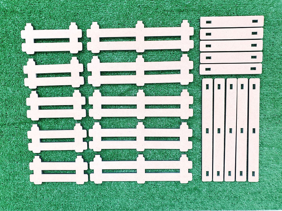 Thumbnail: Wooden Farm Fence - DIY Kit Set